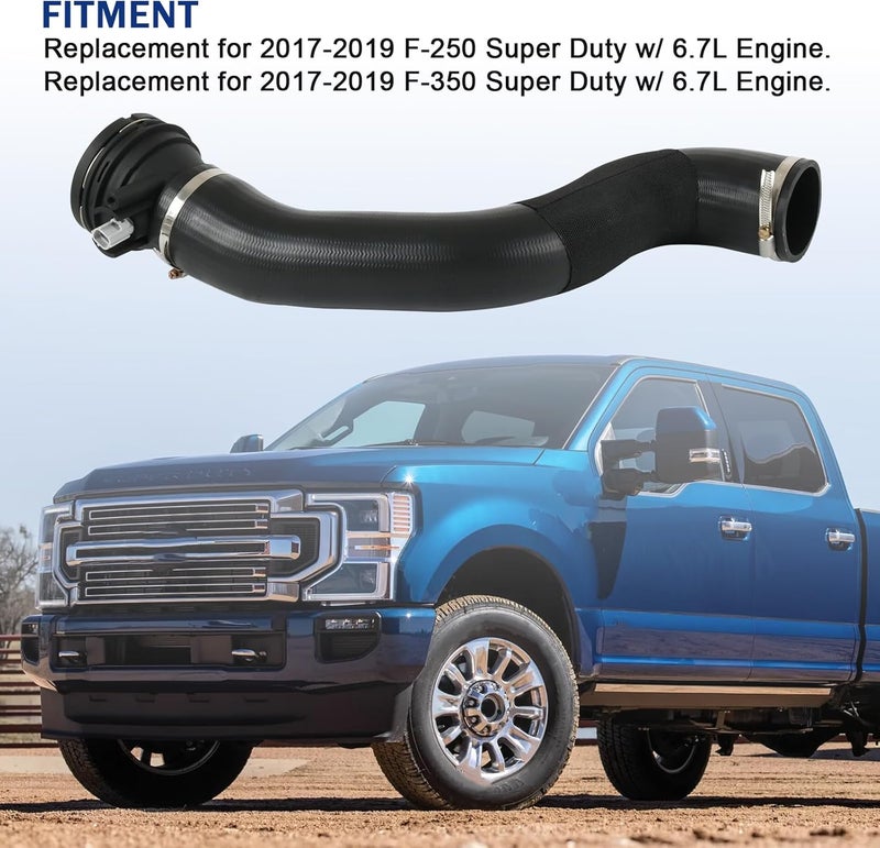 RALZAOTO أنبوب مخرج مبرد التيربو بديل لفورد F-250 F-350 سوبر ديوتي 6.7L باور ستروك 2017-2019 يحل محل# HC3Z-6F073-B - Image 3